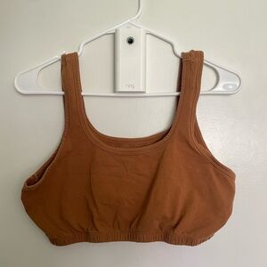 ARQ Wide-Strap Bra in Limited Edition Colorway Tan/Cocoa Brown